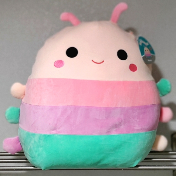 XL 16" Manu SQUISHMALLOWS MANU The Caterpillar PLUSH Rare - Picture 4 of 7